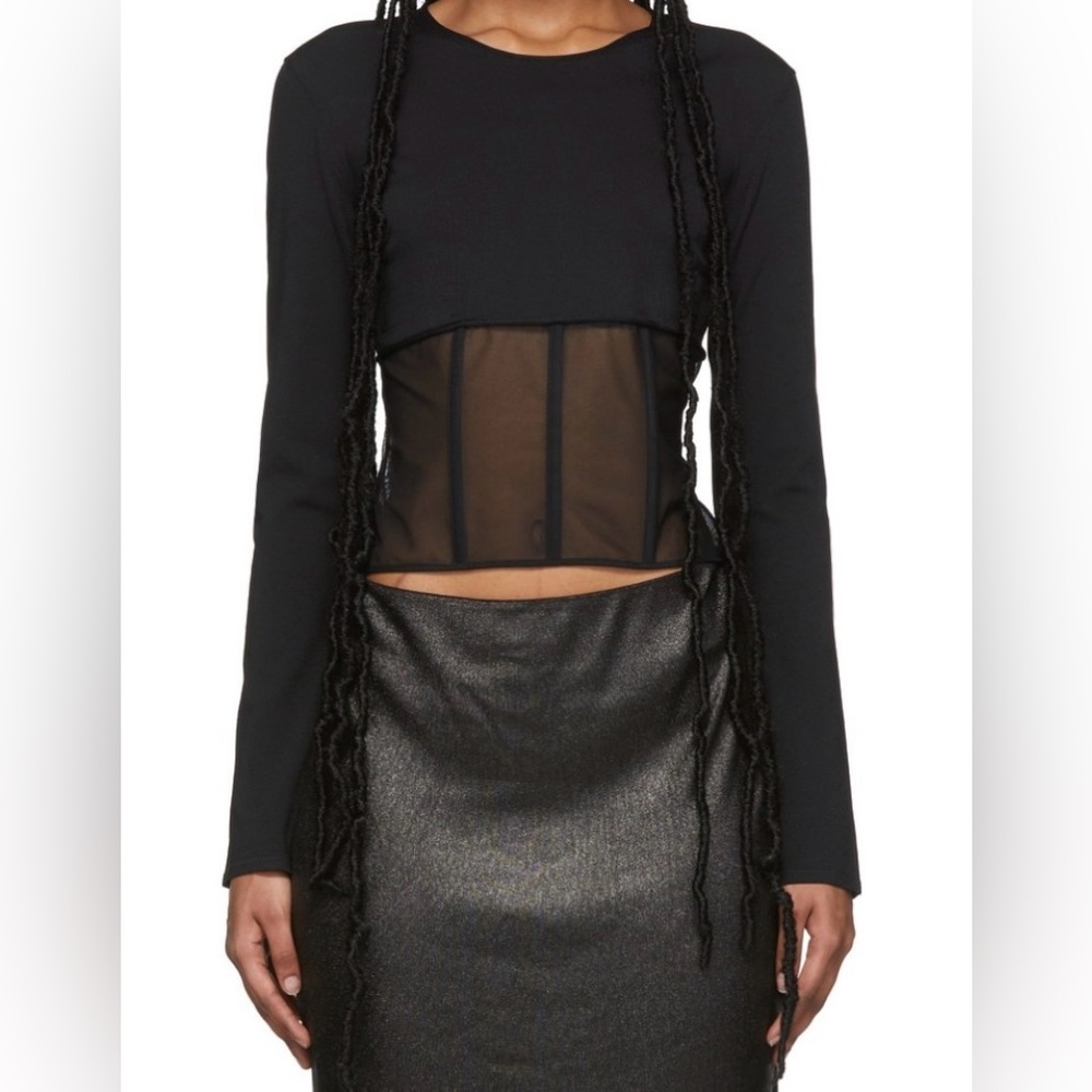 💜Tom Ford Black Powermesh Shirt